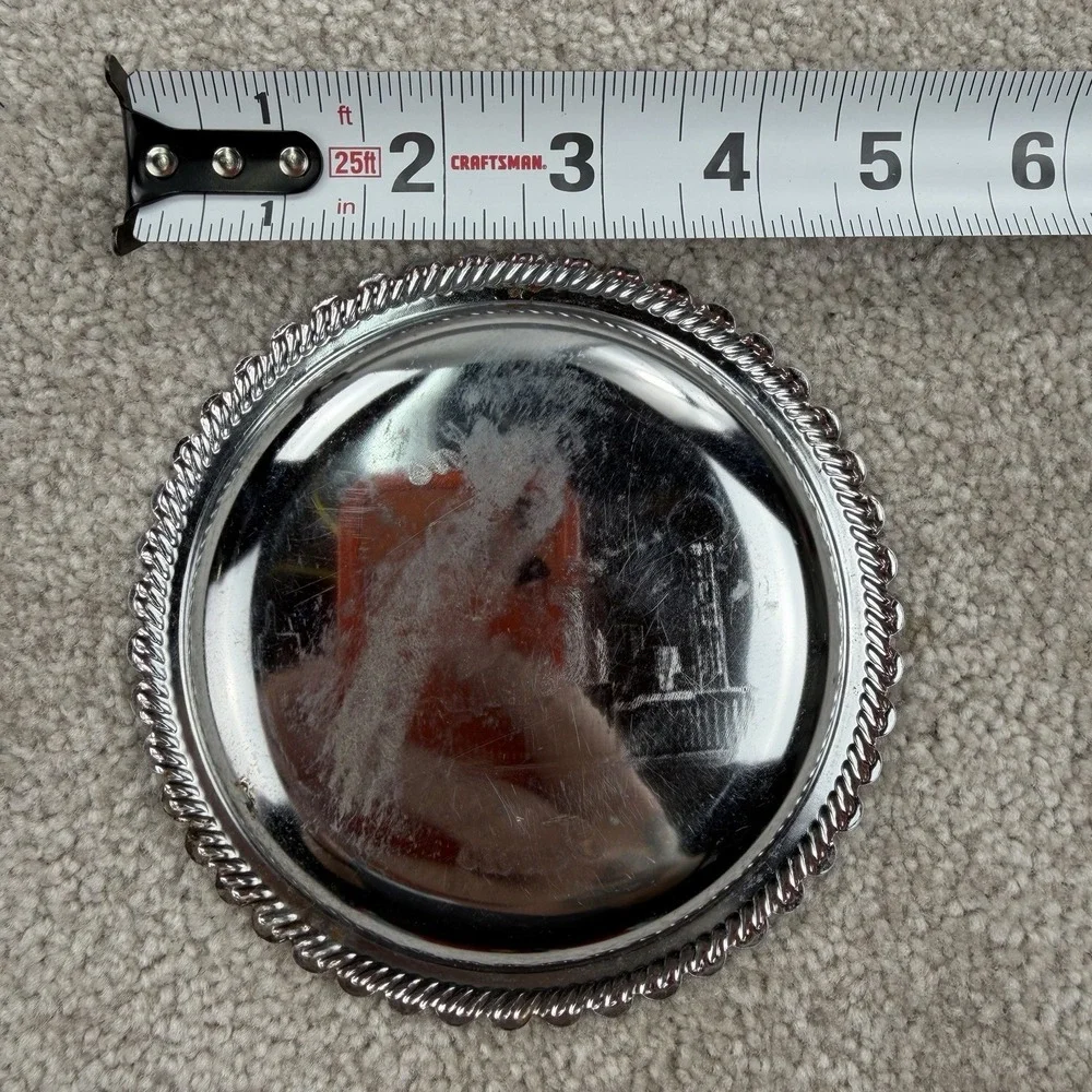 Vintage Ash Tray Medora - DALLAS , TEXAS - Collectible Decoration Disc Historic - Picture 3 of 3